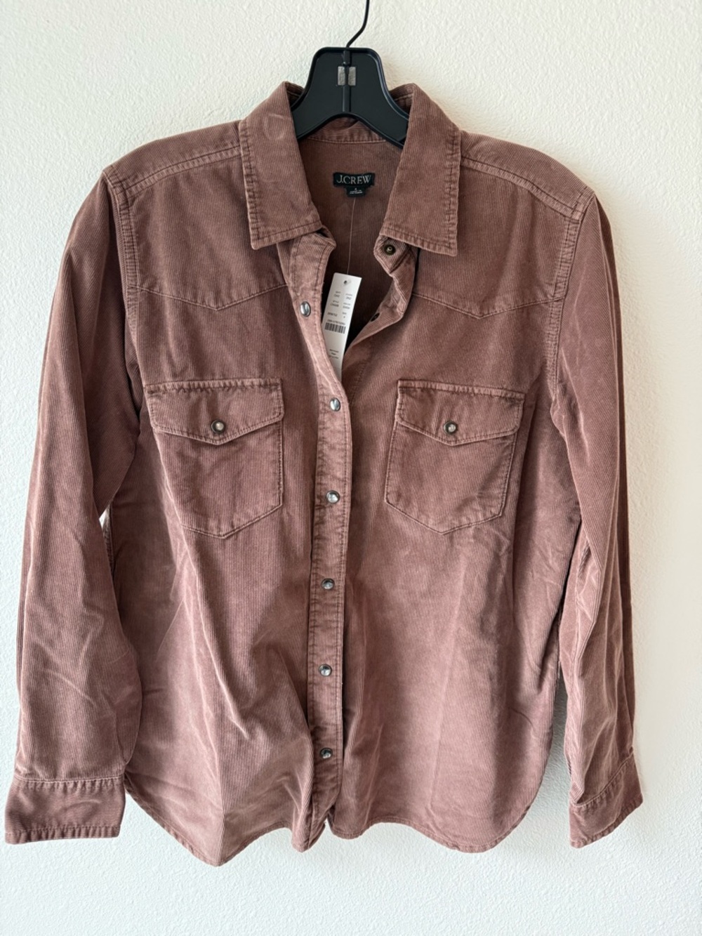 J. Crew Jules western shirt in corduroy